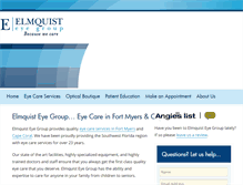 Tablet Screenshot of elmquist.com